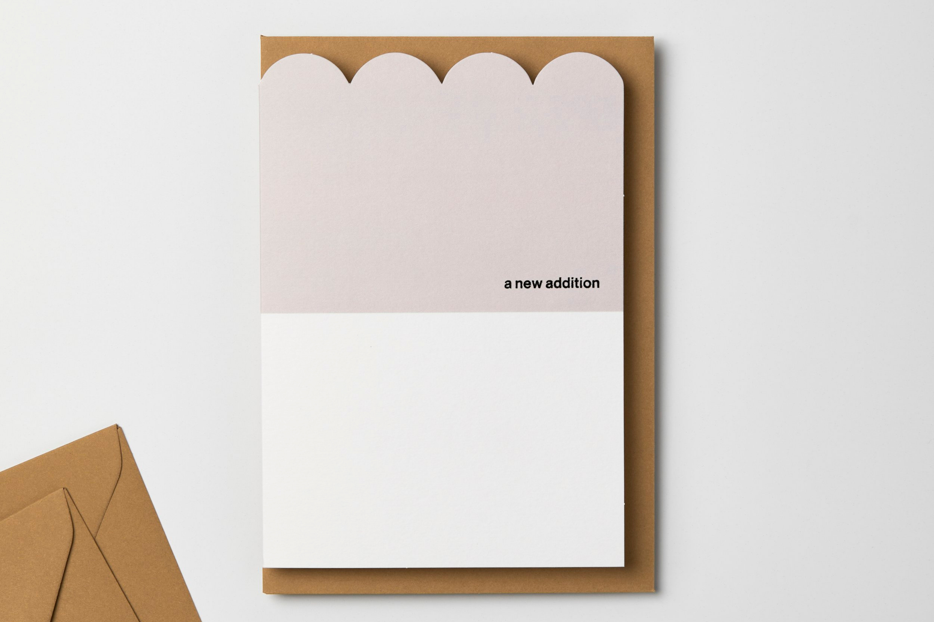&#39;A NEW ADDITION&#39; CARD