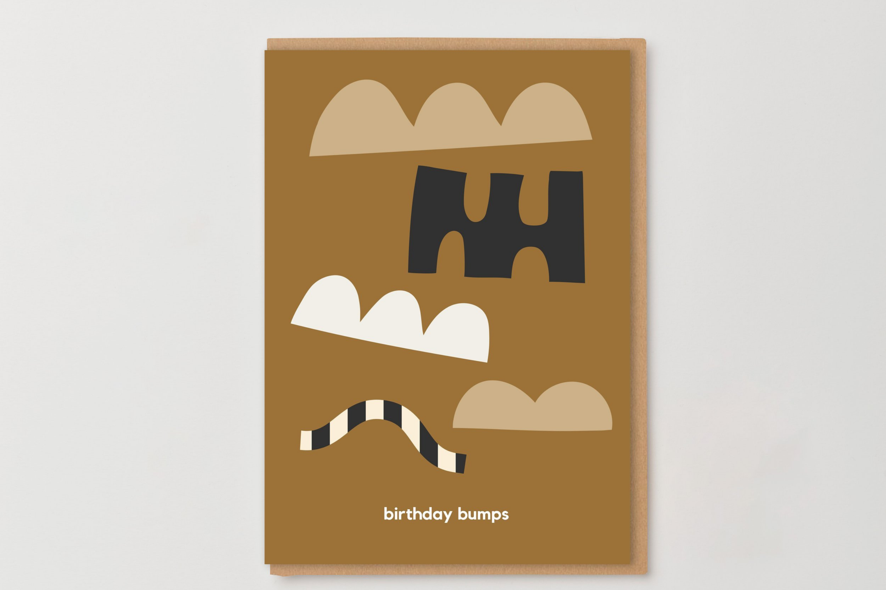 &#39;BIRTHDAY BUMPS&#39; CARD
